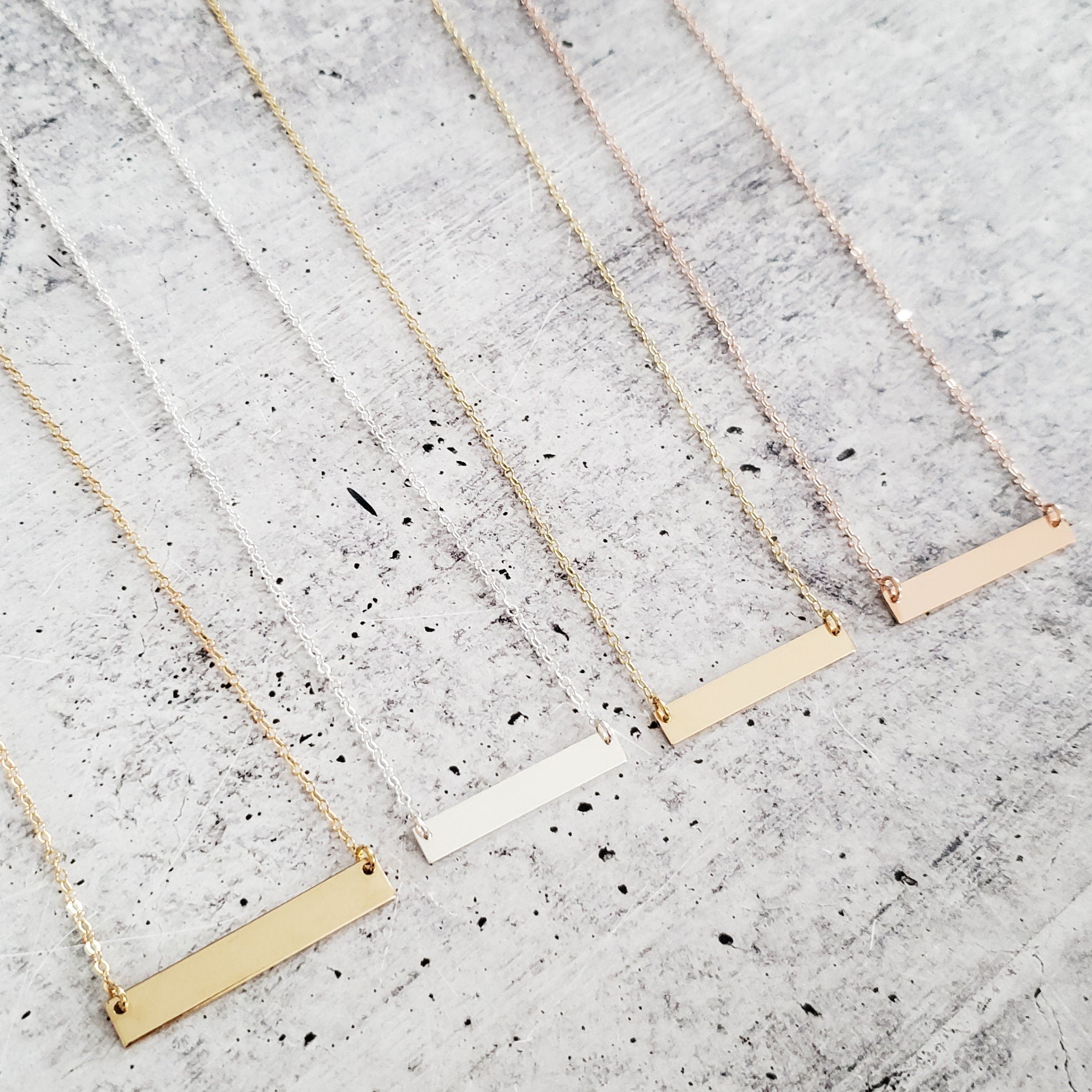Star Lover Bar Necklace - Minimalist Celestial Jewelry for Women Salt and Sparkle