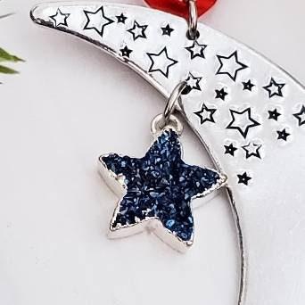 Stay Wild Moon Child Christmas Ornament Salt and Sparkle