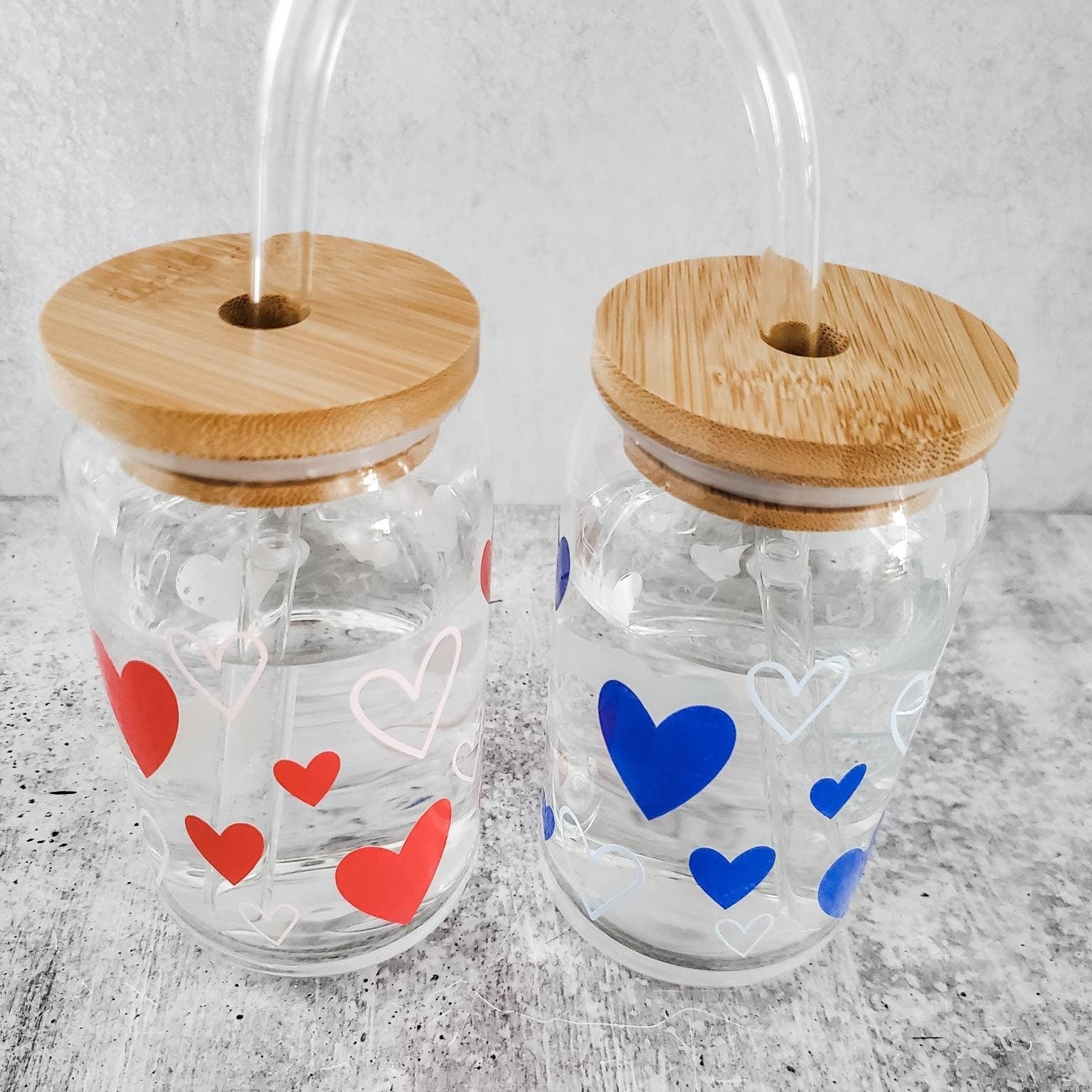 Color Changing Valentine's Day Mommy and Me Heart Cups Salt and Sparkle