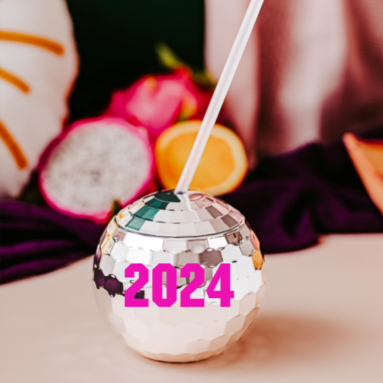 2024 Disco Ball Drink Tumbler Salt and Sparkle