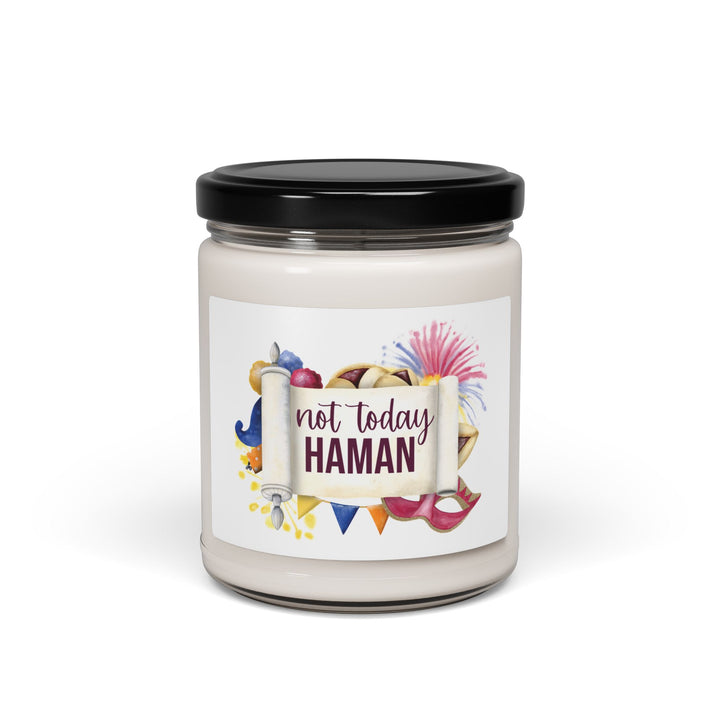 Not Today Haman 9 oz Scented Soy Candle For Purim-Rockaway Gypsea