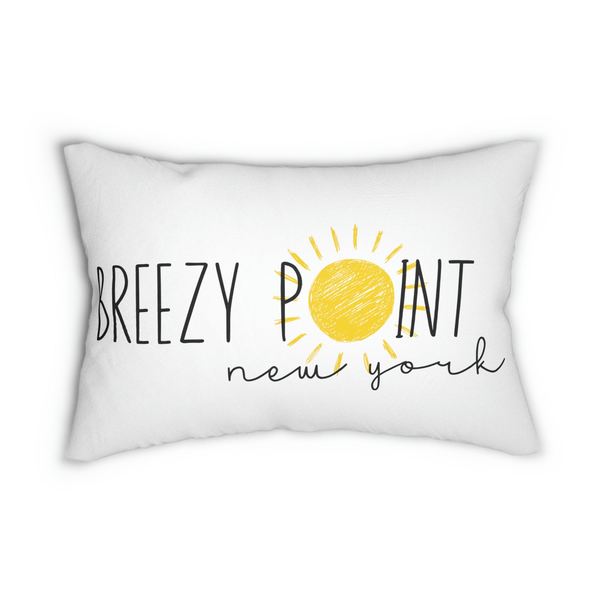 Breezy Point Sunshine Lumbar Pillow Printify