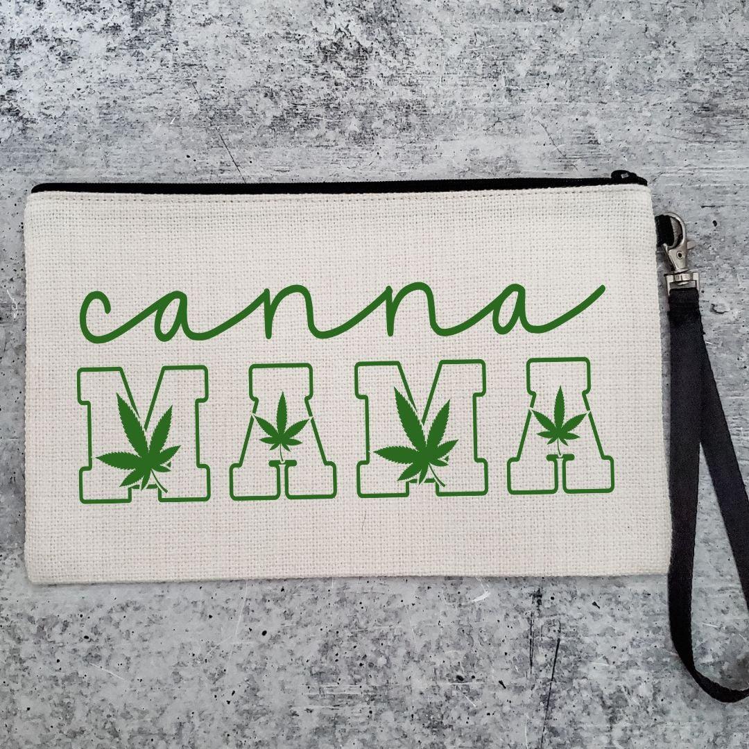 Cannamama 420 Wristlet Bag for Mom Salt and Sparkle