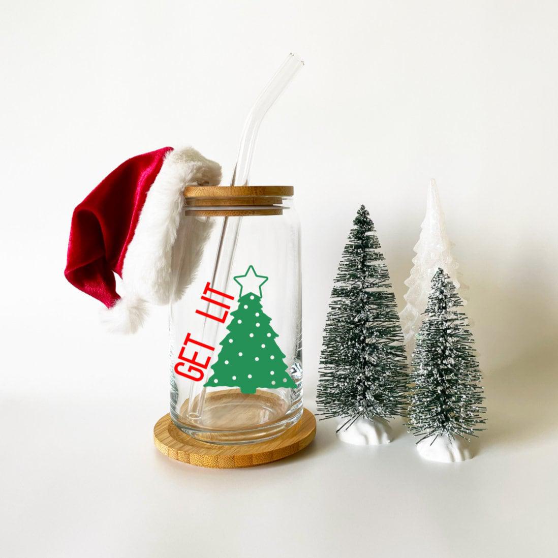 Get Lit Christmas Snowglobe Tumbler Salt and Sparkle