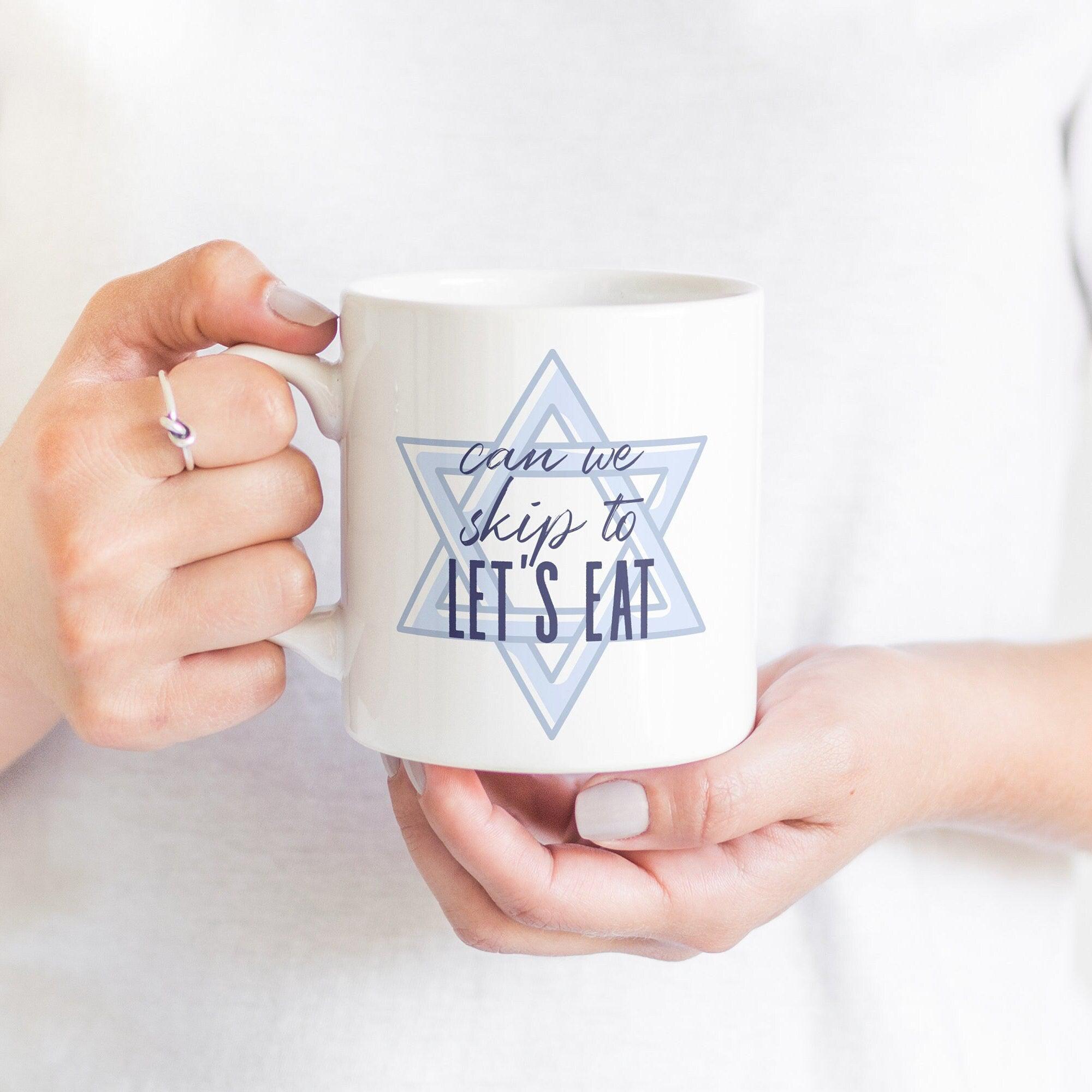 Let's Eat Jewish Coffee Mug Salt and Sparkle