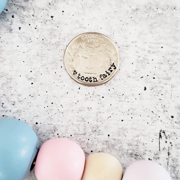 Personalized Quarters from the Tooth Fairy Salt and Sparkle