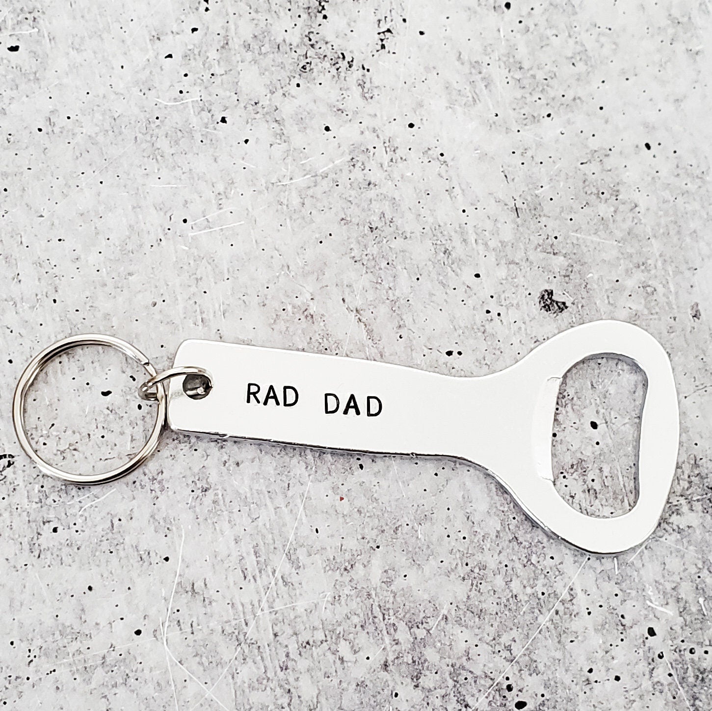 Rad Dad Keychain - Rad Dad Bottle Opener  - Father's Day Gift - Rad Dad Opener Keychain - Funny First Father's Day Gift for New Dad -