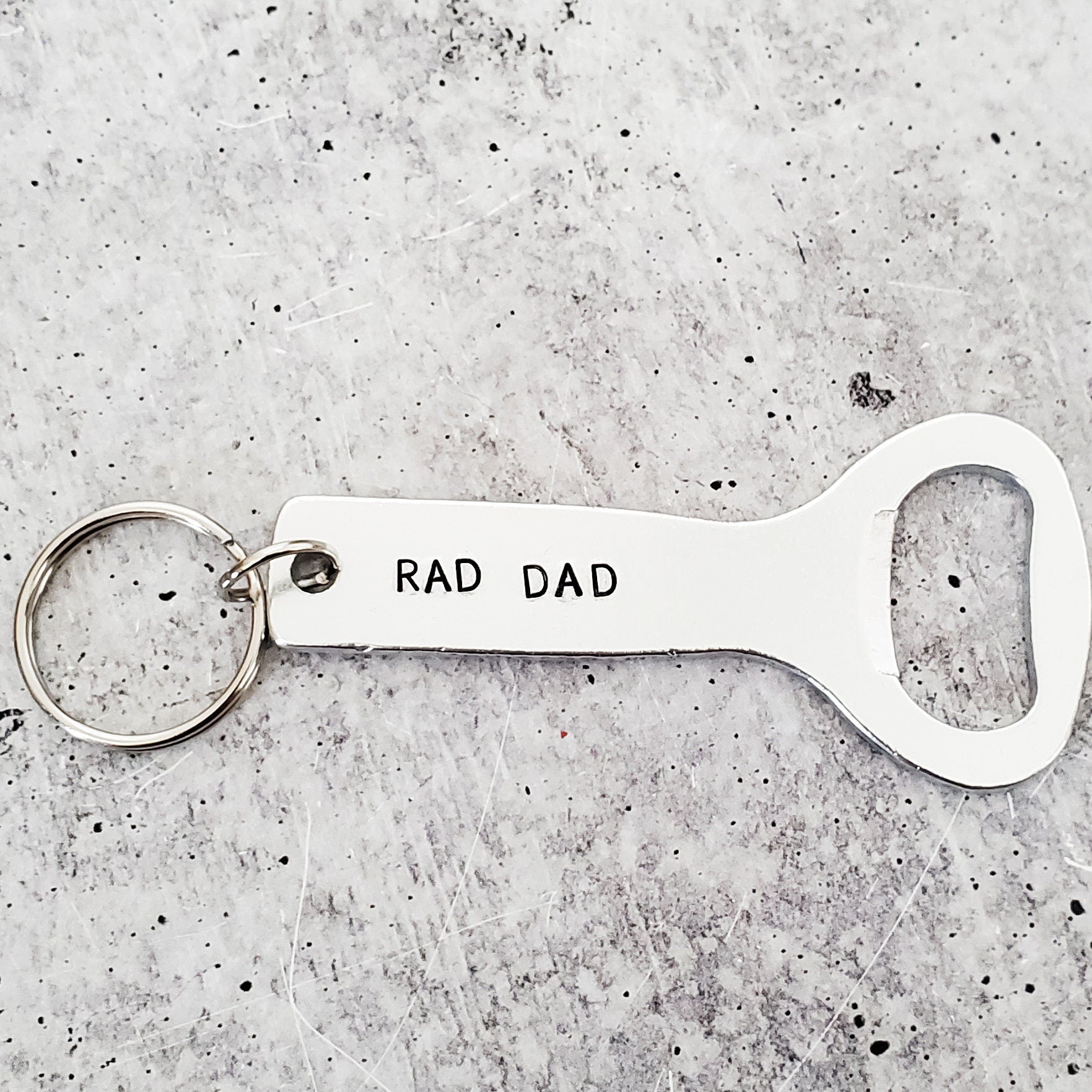Rad Dad Keychain - Rad Dad Bottle Opener  - Father's Day Gift - Rad Dad Opener Keychain - Funny First Father's Day Gift for New Dad -