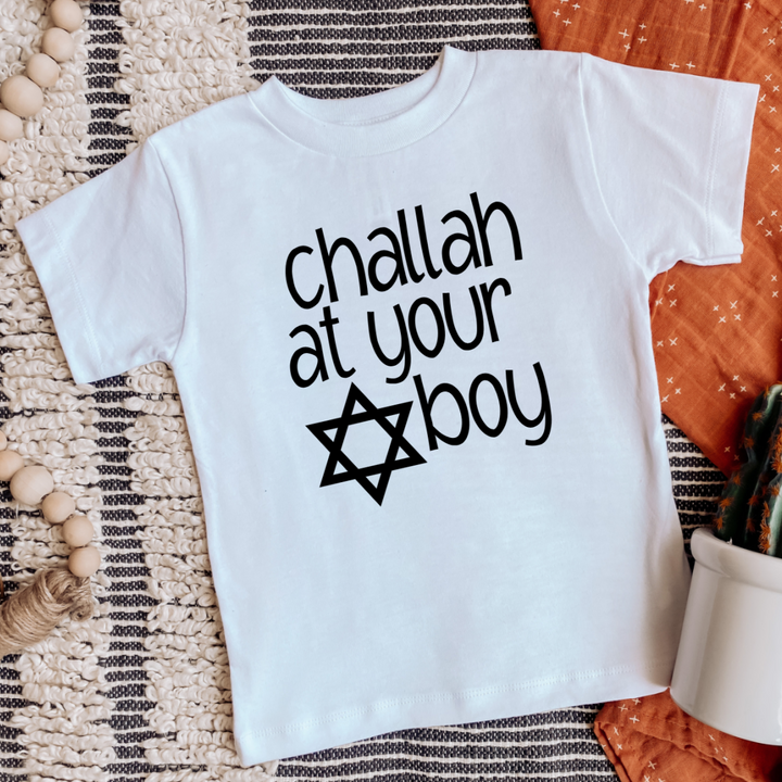 Challah at Your Boy/Ain't No Challah Back Girl Baby and Toddler Shirt Salt and Sparkle