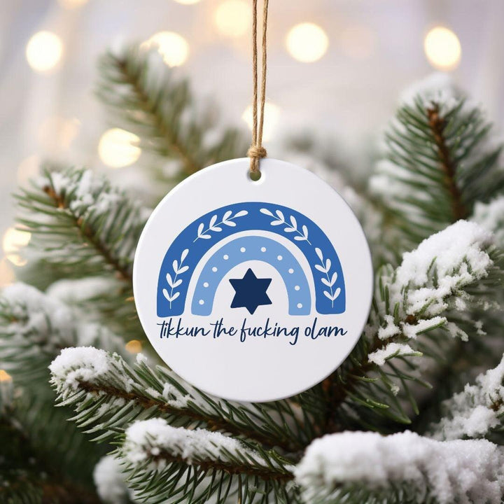 Tikkun Olam Holiday Ornament Salt and Sparkle