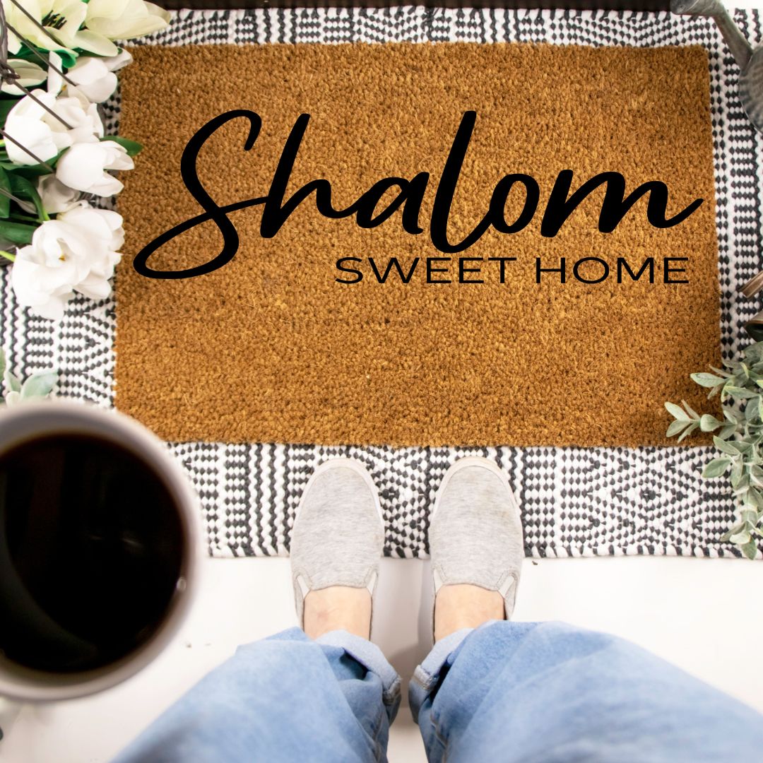 Shalom Sweet Home Doormat teelaunch