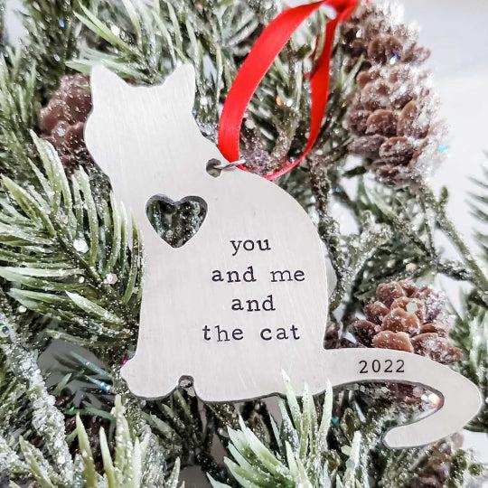 You and Me and the Cats Christmas Ornament Salt and Sparkle