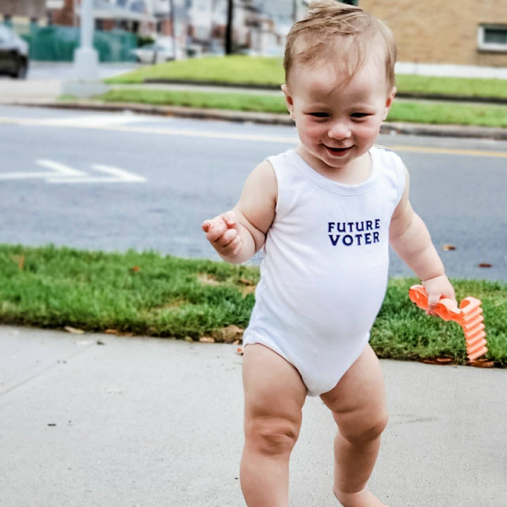 FUTURE VOTER Baby Bodysuit -  Politcal Baby Outfit Salt and Sparkle