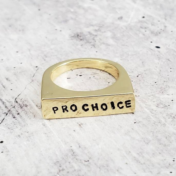 PRO CHOICE Flat Top Ring Salt and Sparkle