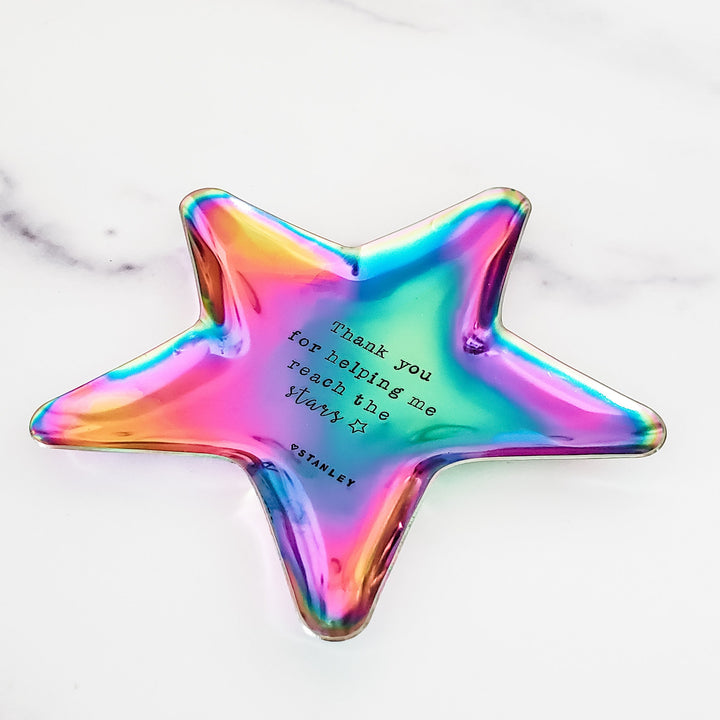 Teacher Appreciation Star Trinket Dish - Thank You Gift for Teacher from Child Salt and Sparkle