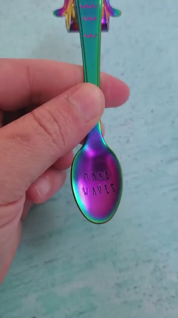 LGBTEA Rainbow Mermaid Spoon - PRIDE Tea Lover Gift