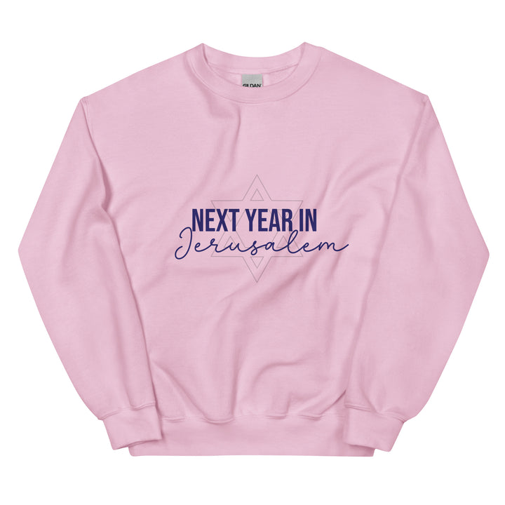 Next Year in Jerusalem Roundneck Sweatshirt Salt and Sparkle