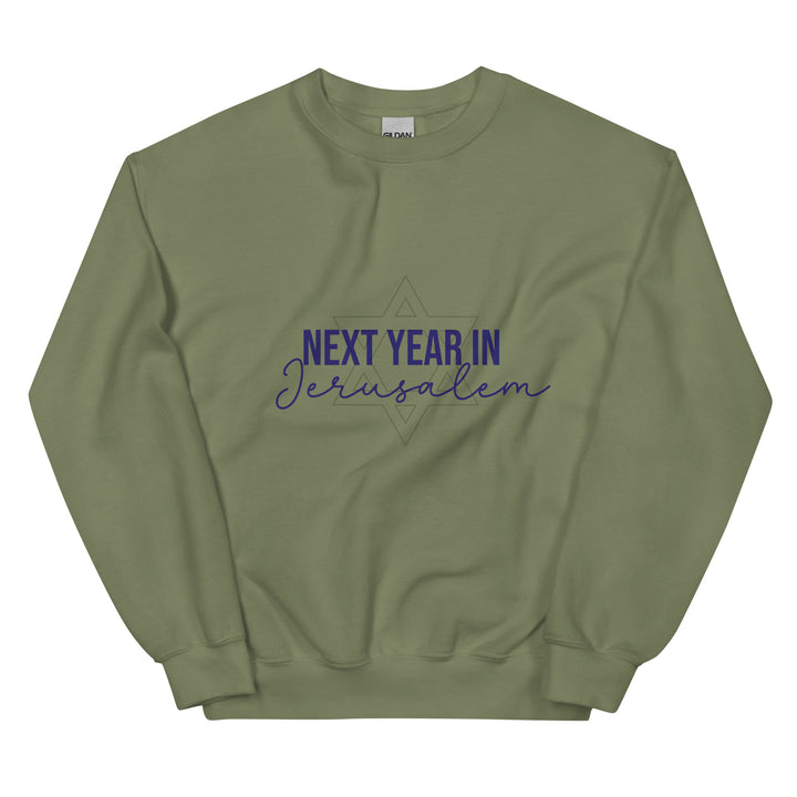 Next Year in Jerusalem Roundneck Sweatshirt Salt and Sparkle