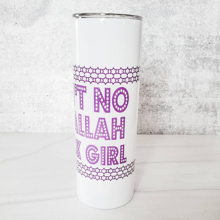 Ain't No Challah Back Girl Hanukkah Wine Tumbler Salt and Sparkle