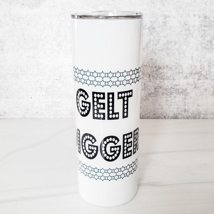 Ain't No Challah Back Girl Hanukkah Wine Tumbler Salt and Sparkle