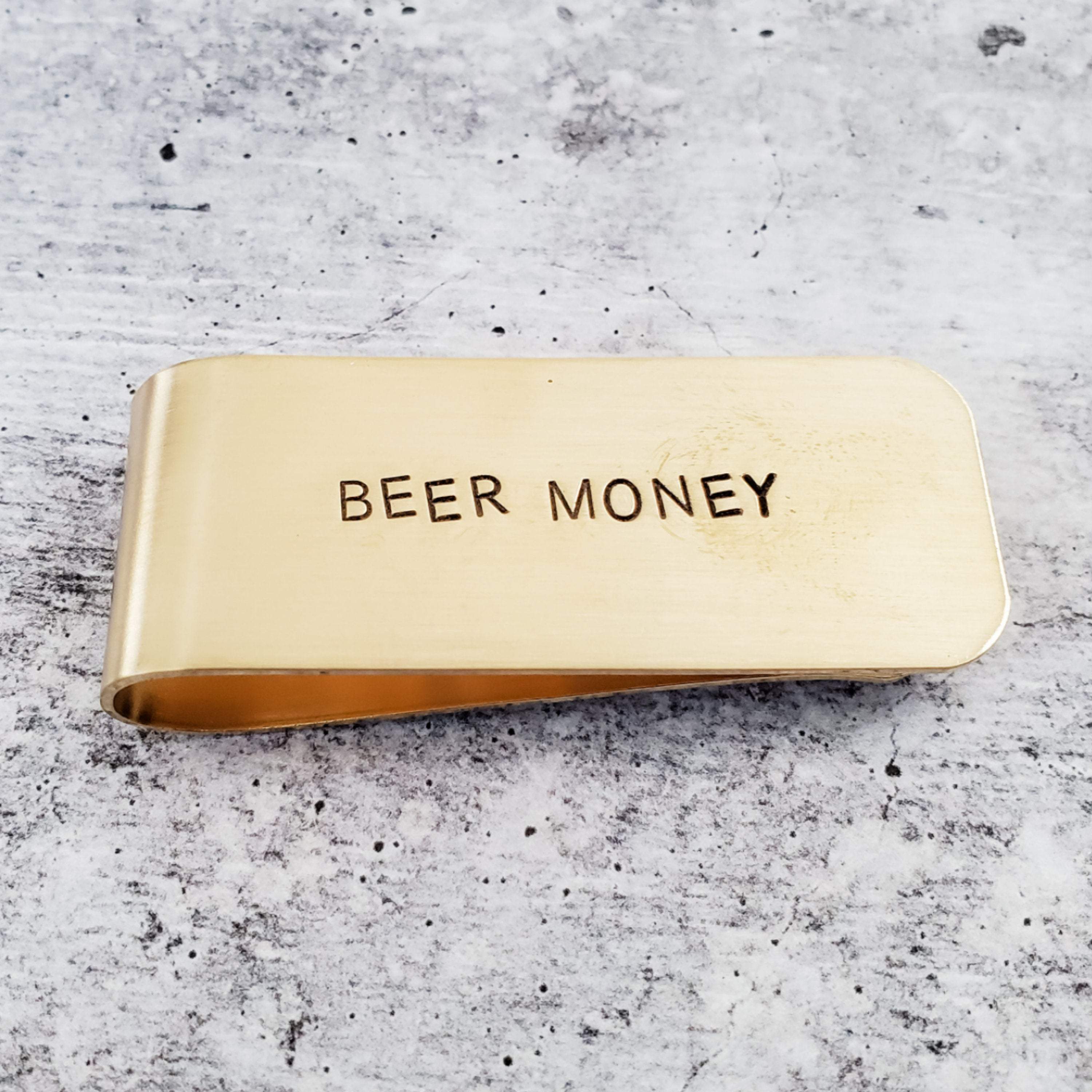 BEER MONEY Money Clip Salt and Sparkle