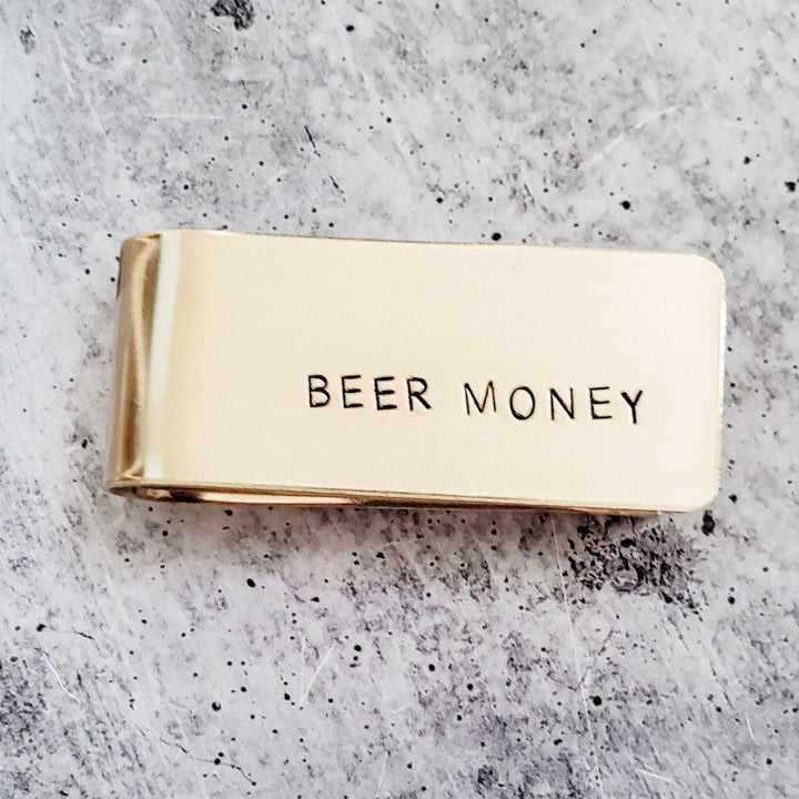 BEER MONEY Money Clip Salt and Sparkle