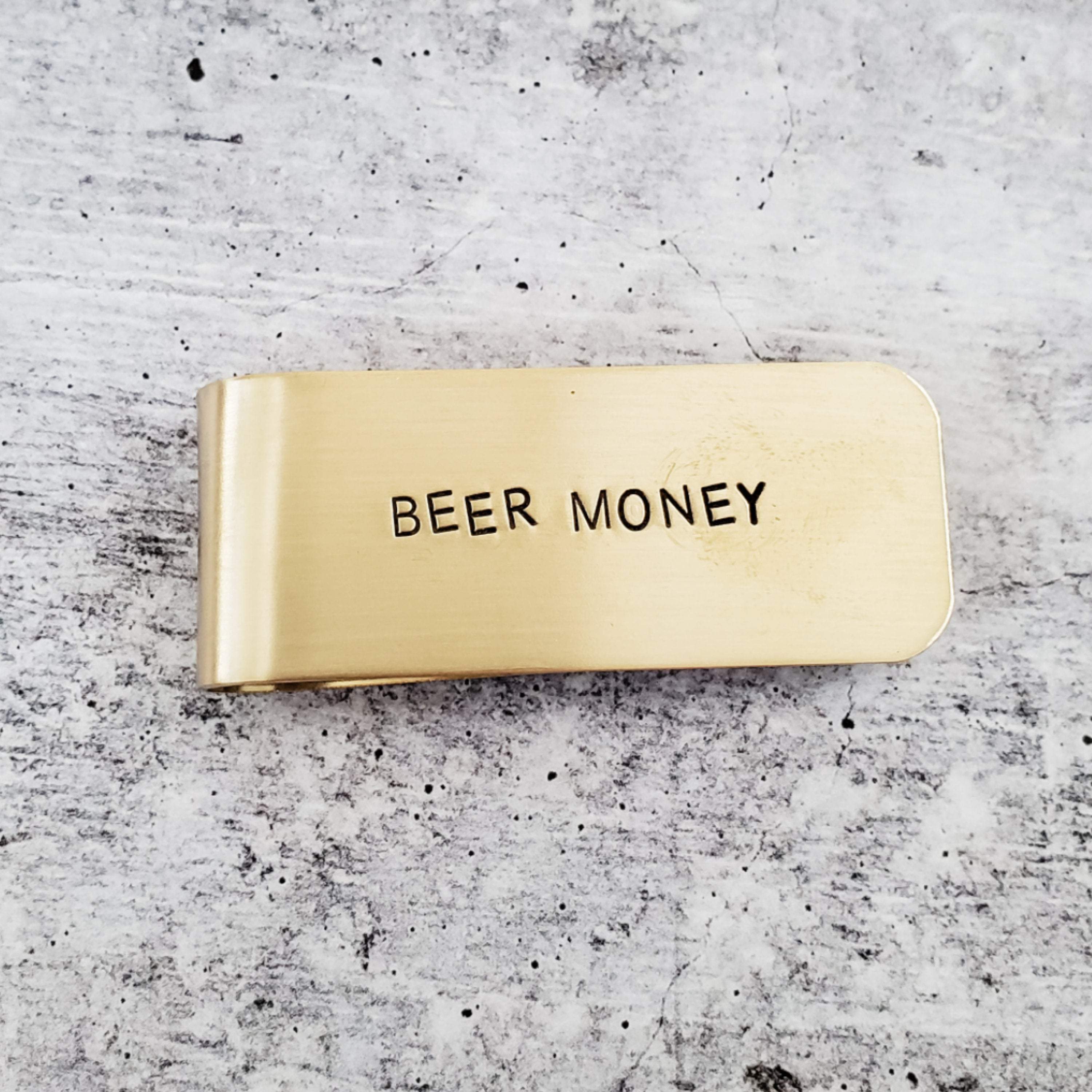 BEER MONEY Money Clip Salt and Sparkle