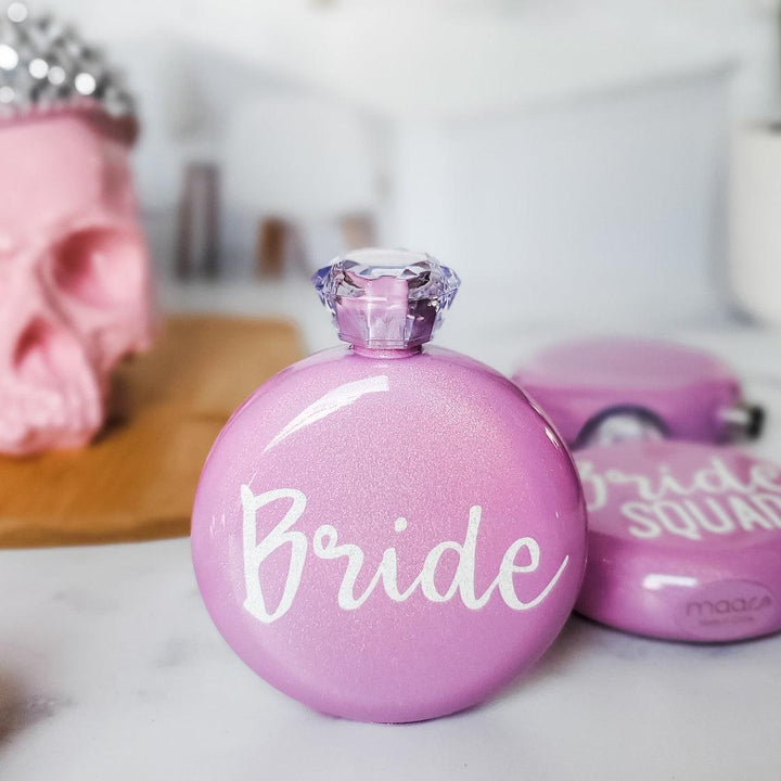 BRIDE SQUAD Jewel Flask Salt and Sparkle