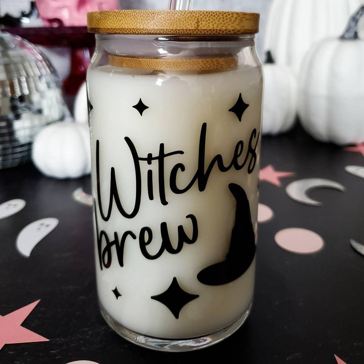 Bad Witch Iced Coffee Cup Salt and Sparkle