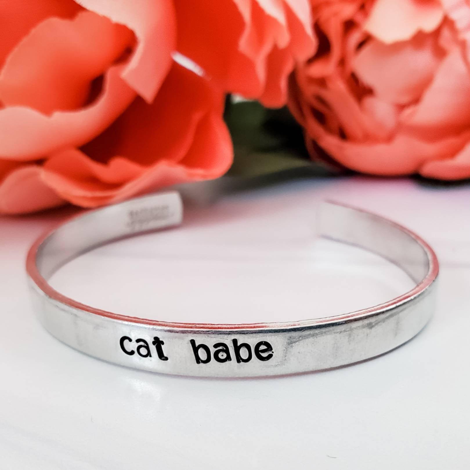 CAT BABE Stacking Cuff Bracelet Salt and Sparkle
