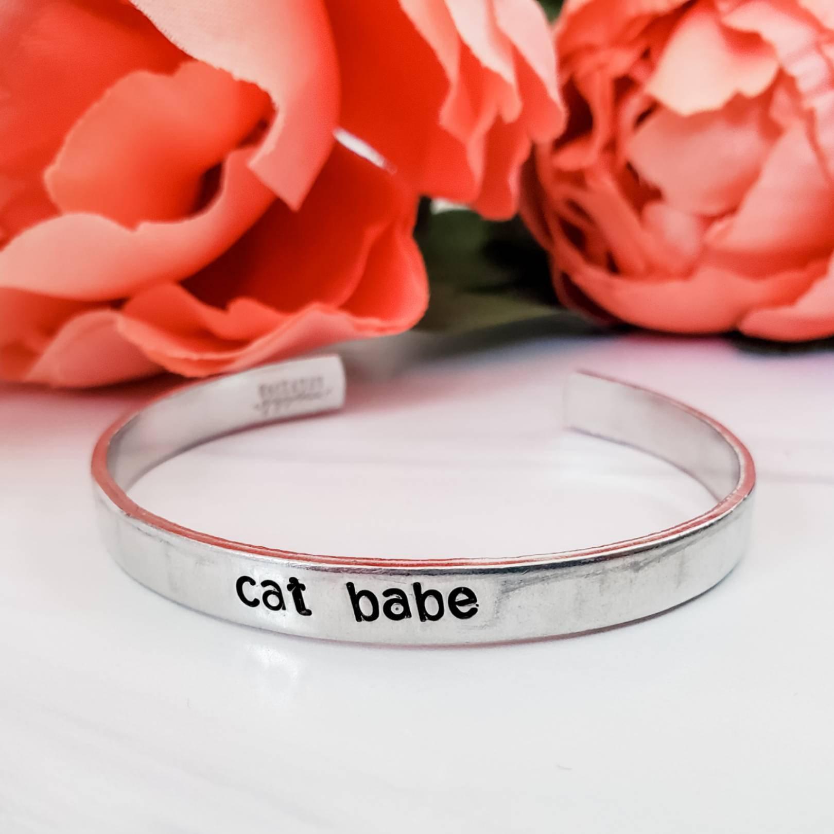 CAT BABE Stacking Cuff Bracelet Salt and Sparkle