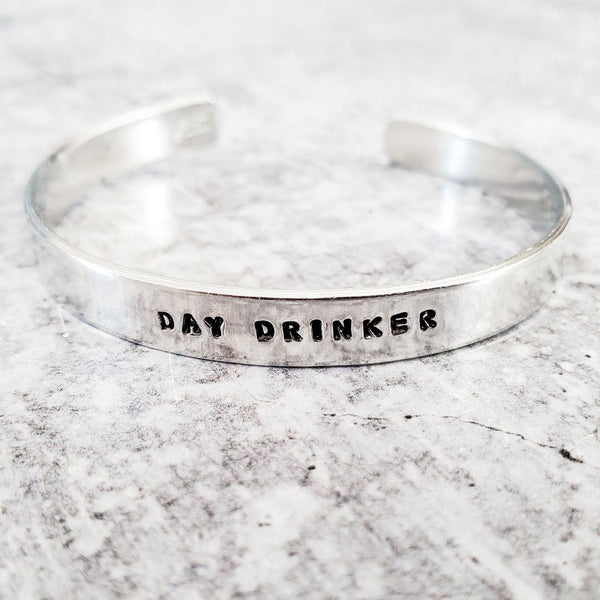 DAY DRINKER Stacking Cuff Bracelet Salt and Sparkle