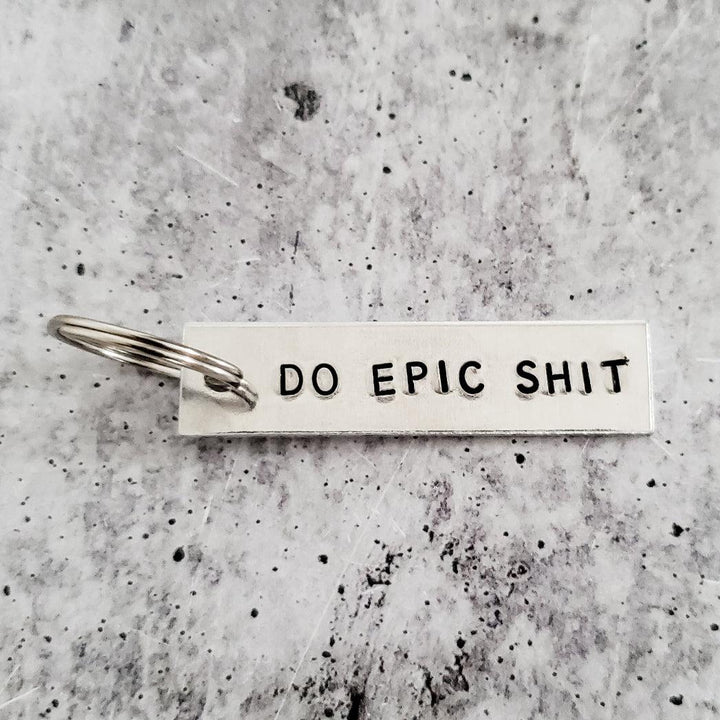 DO EPIC SHIT Bar Keychain Salt and Sparkle