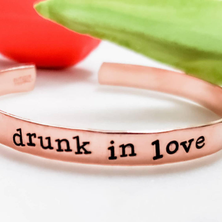 DRUNK IN LOVE Stacking Cuff Bracelet Salt and Sparkle