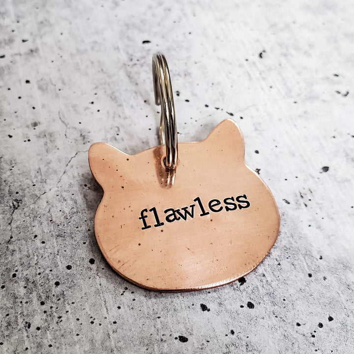 FLAWLESS Copper Cat Keychain Salt and Sparkle