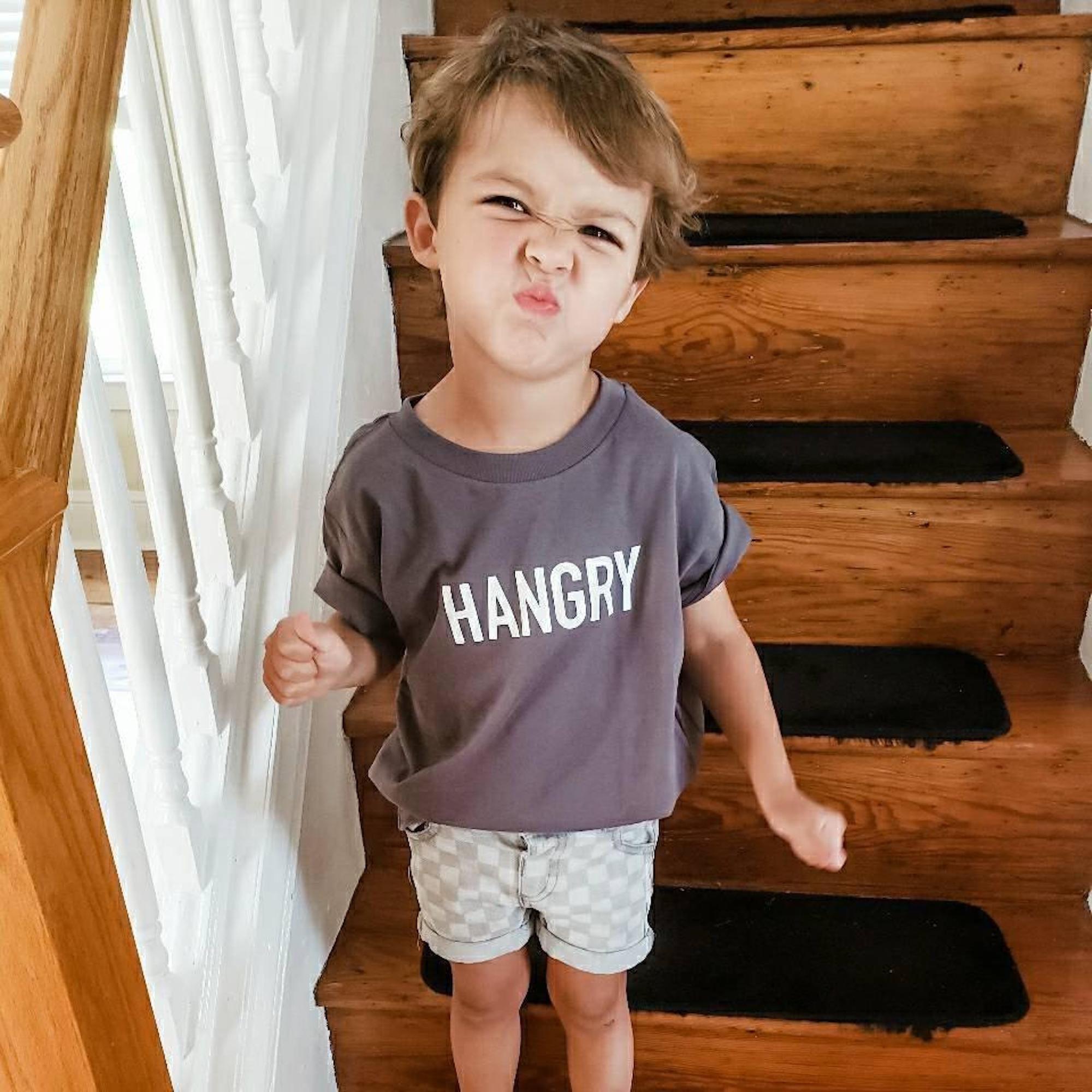 HANGRY Toddler T-Shirt OR Baby Bodysuit Salt and Sparkle