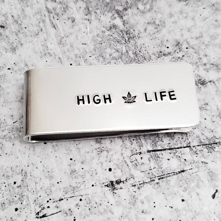 HIGH LIFE Weed Money Clip Salt and Sparkle