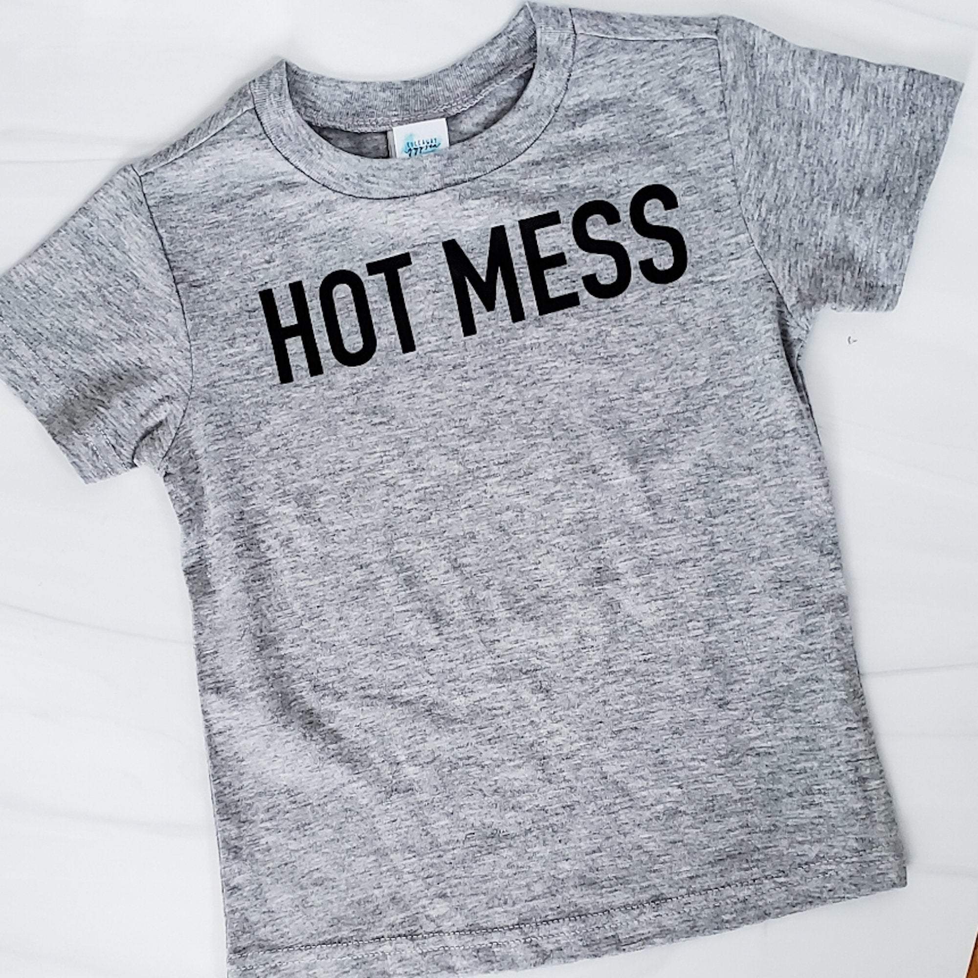 HOT MESS Toddler T-Shirt OR Baby Bodysuit Salt and Sparkle