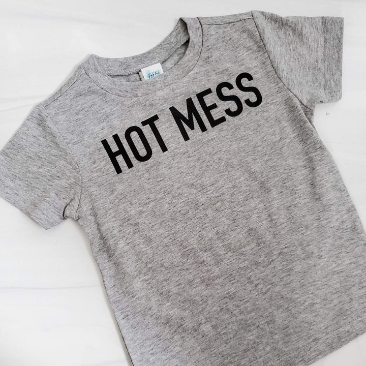 HOT MESS Toddler T-Shirt OR Baby Bodysuit Salt and Sparkle