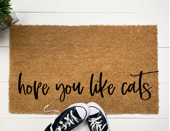 Hope you like Cats Door Mat teelaunch