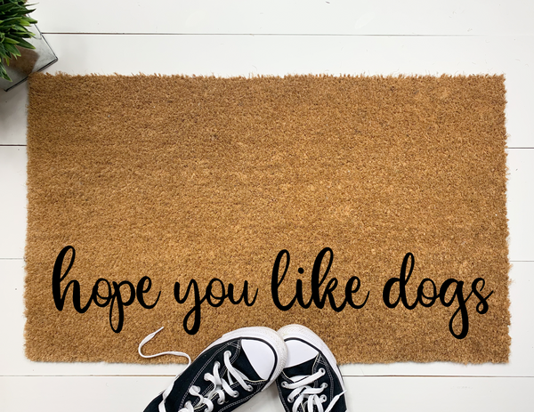 Hope you like Dogs Door Mat teelaunch