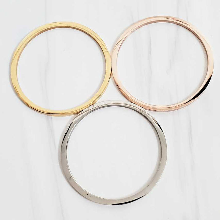 I AM ENOUGH Stacking Bangle Bracelet Salt and Sparkle