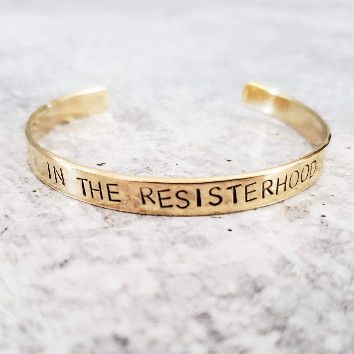 IN THE RESISTERHOOD Stacking Cuff Bracelet Salt and Sparkle