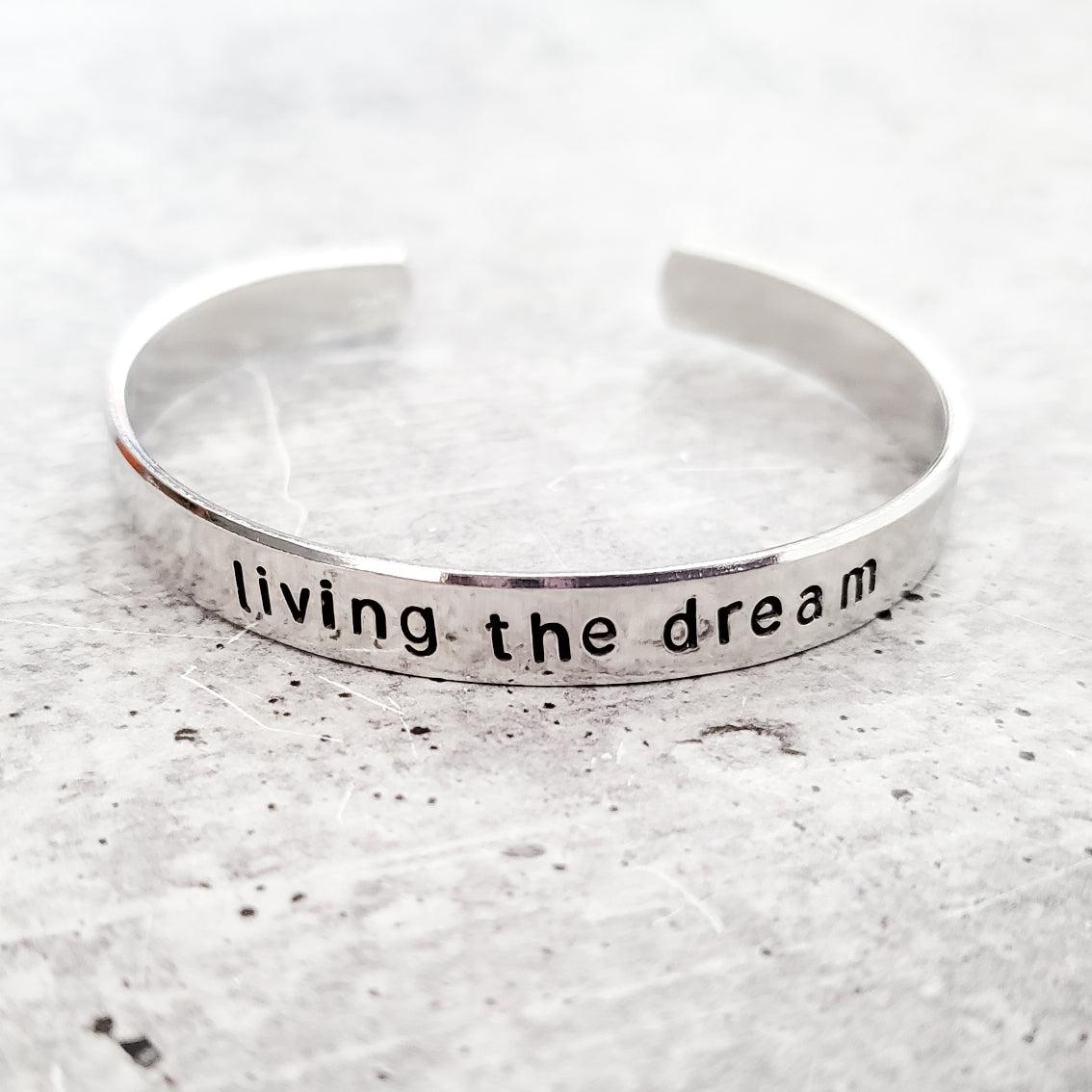 LIVING THE DREAM Stacking Cuff Bracelet Salt and Sparkle