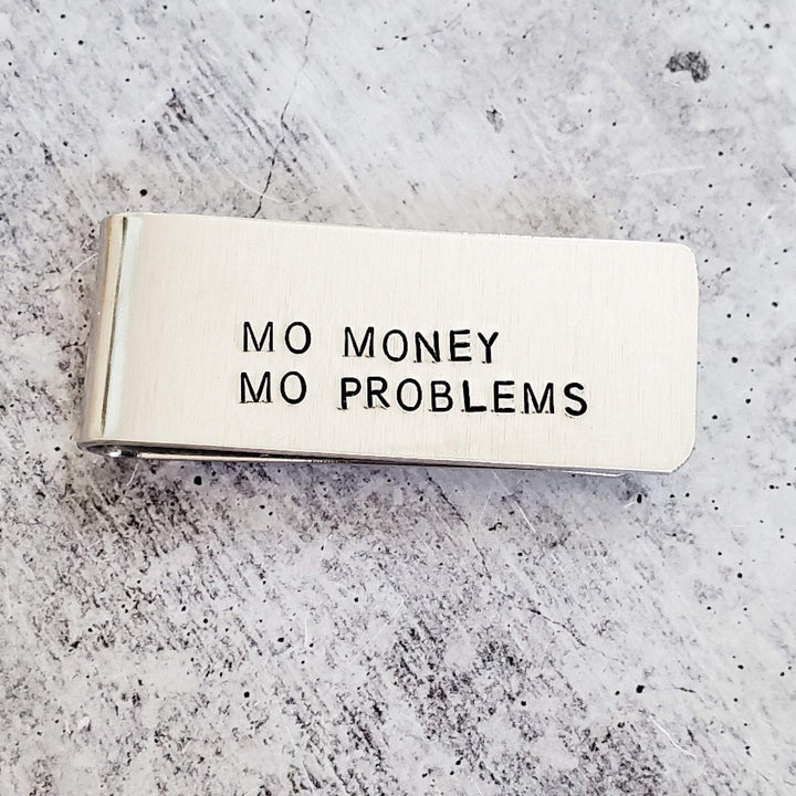 MO MONEY MO PROBLEMS Money Clip Salt and Sparkle