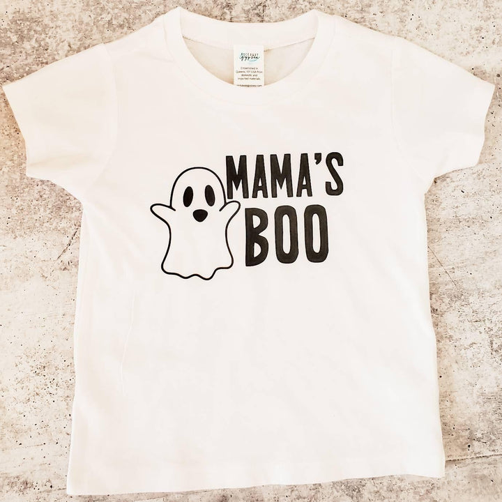 Mama's Boo or Daddy's Ghoul Halloween Baby Bodysuit Salt and Sparkle