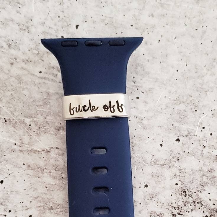 Middle Finger Fuck off Smart Watch Band Accessory Salt and Sparkle