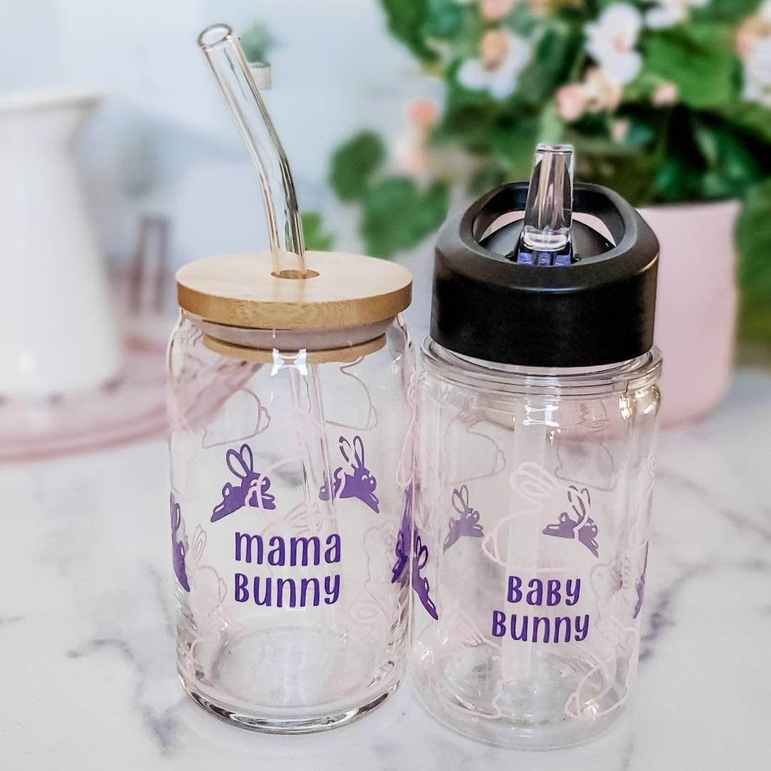 Mommy and Me Matching Bunny Drinkware Salt and Sparkle