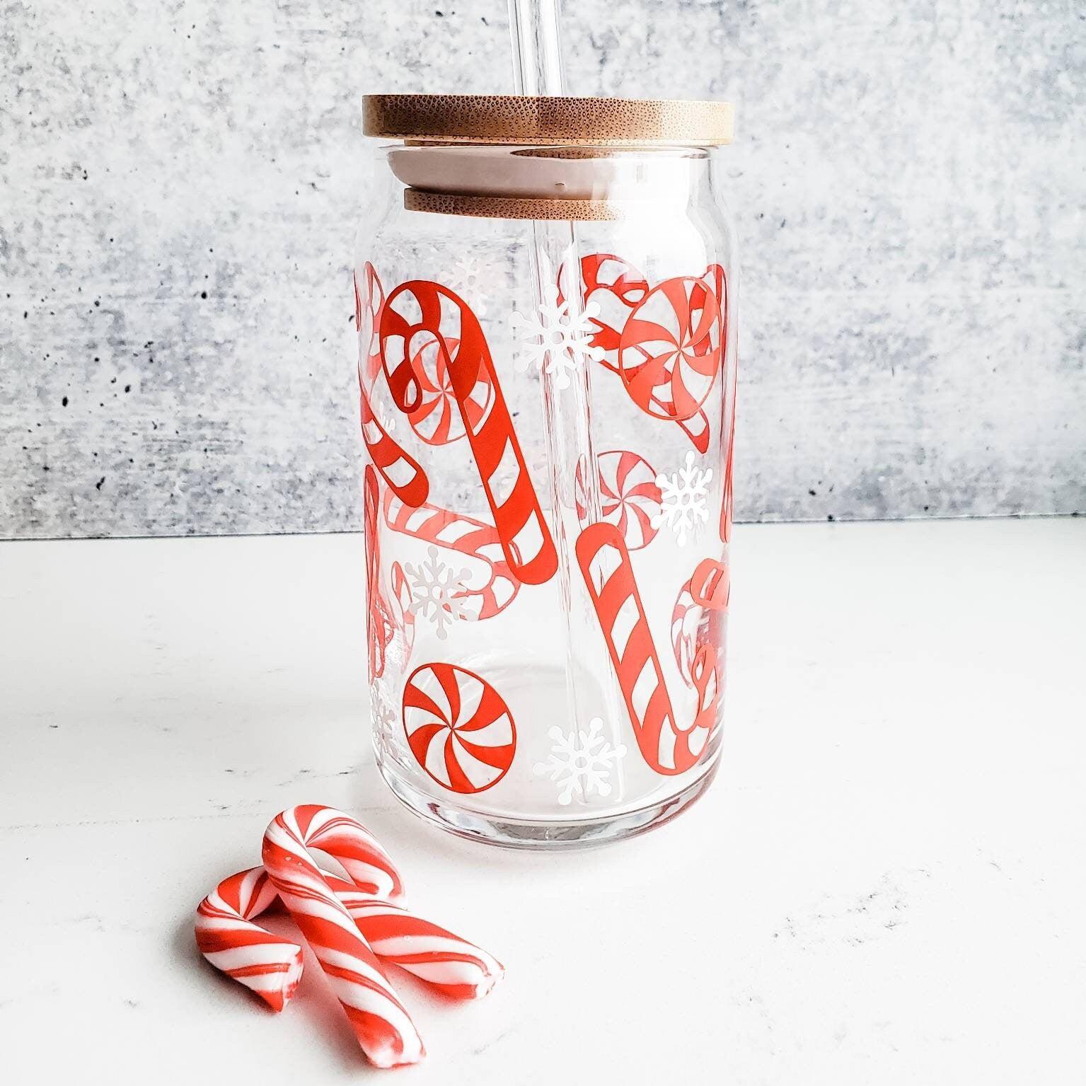 Mommy and Me Matching Candy Cane Christmas Cups Salt and Sparkle