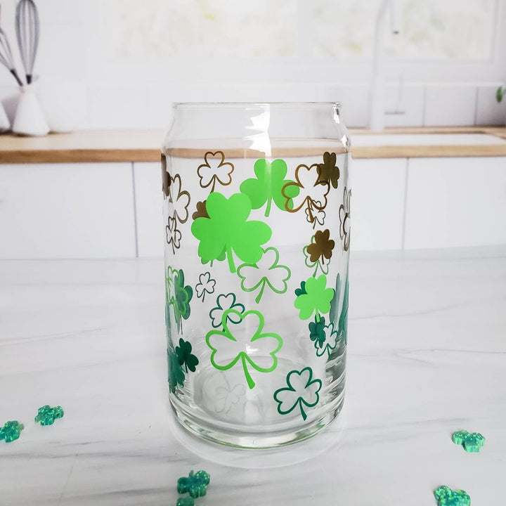 Mommy and Me Matching St. Patrick's Day Shamrock Drink Tumblers Salt and Sparkle